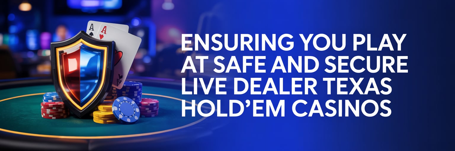 Ensuring You Play at Safe and Secure Live Dealer Texas Hold'em Casinos